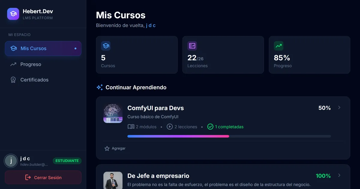 Hebert.Dev LMS