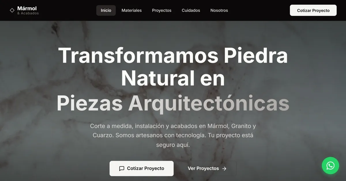 Stone Home - Mármol & Acabados